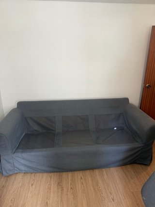 Sofá 3 plazas gris tela VENTA URGE