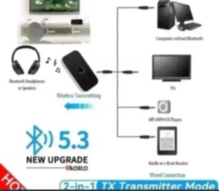 Transmisor Receptor Audio Bluetooth 5.3 - 600mAh