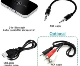 Transmisor Receptor Audio Bluetooth 5.3 - 600mAh