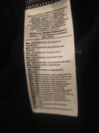 Chaqueta negra Nike talla L