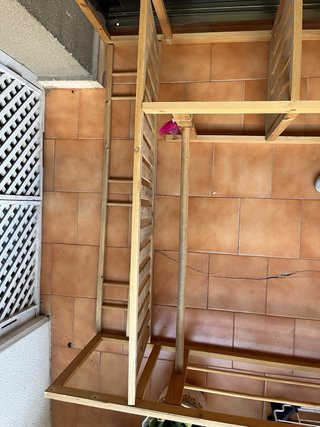 Perchero Estantería Madera