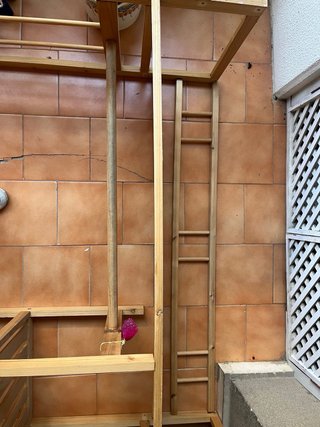 Perchero Estantería Madera