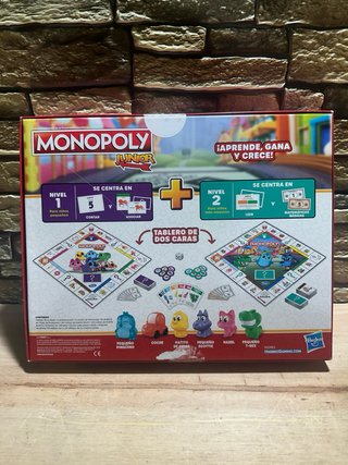 Monopoly Junior 2 en 1 Hasbro 2-6J
