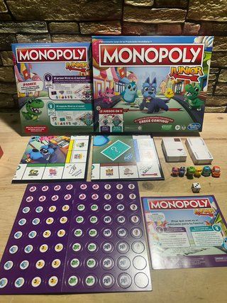 Monopoly Junior 2 en 1 Hasbro 2-6J