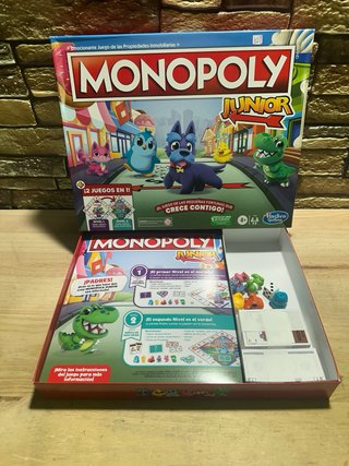 Monopoly Junior 2 en 1 Hasbro 2-6J