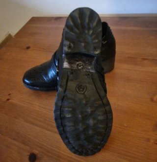 Scarpe Khriò Nere con Fibbia