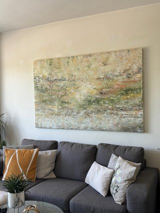 Cuadro moderno. Pintado a mano. 100 x 160 x 4cm