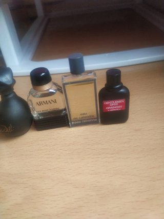 Set Miniaturas Perfume Armani, Givenchy, Paco Raba
