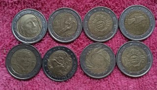 Set di monete da 2 euro italiane