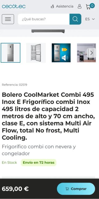 Nevera Cecotec