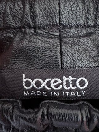 Pantalón polipiel BOCETTO negro