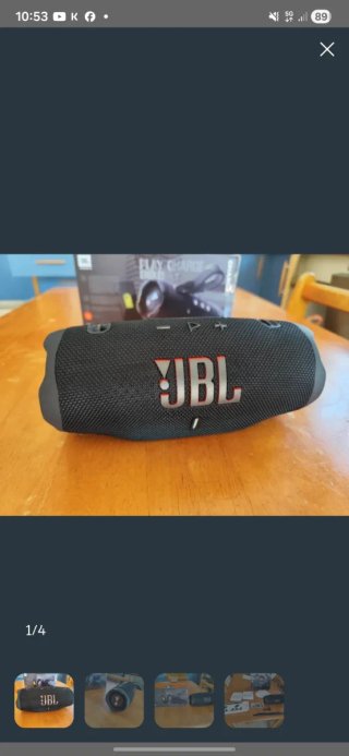 Altavoz JBL charge 6 camuflaje militar sin usar