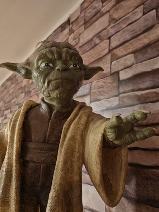 Action Figure Yoda in PETG altezza 52 cm