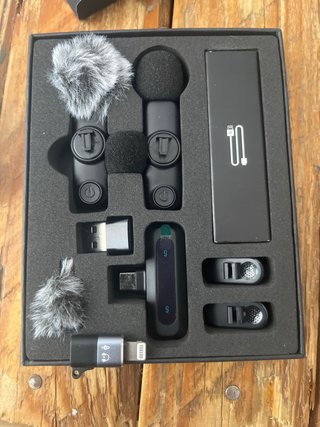 Micrófonos Inalámbricos Warm Box Negros