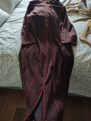 Kimono terciopelo. Sastre Fez Marruecos Talla 38