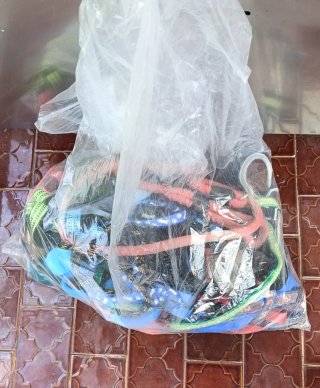 Lote arneses y correas para perros
