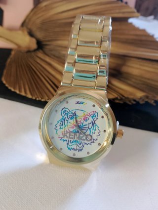 Reloj Kenzo Dorado Multicolor