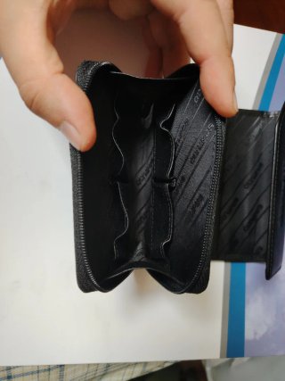 Cartera Olympus Piel Negra
