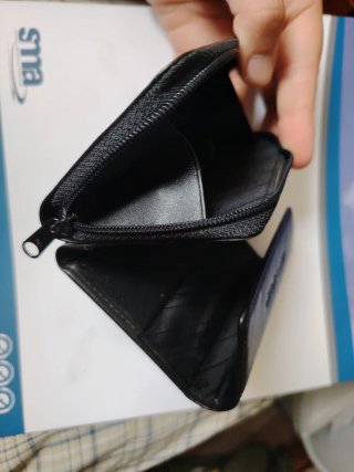 Cartera Olympus Piel Negra