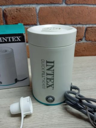 INTEX Mini hinchador eléctrico portátil, 400 l/min