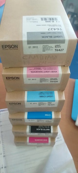 Tintas Epson T6427, T6426, T6425, T6422