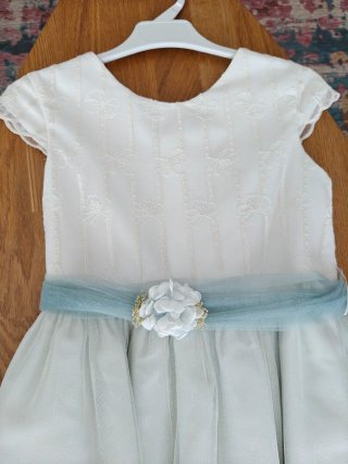Vestido de ceremonia blanco talla 10 mas torera