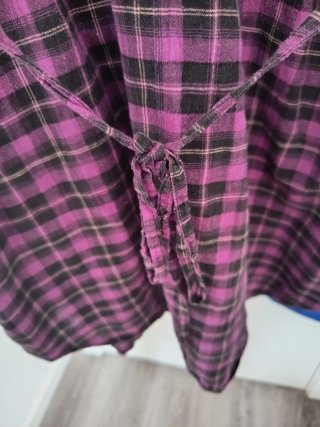 Camisa cuadros morada y negra Derek Hearth
