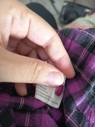 Camisa cuadros morada y negra Derek Hearth