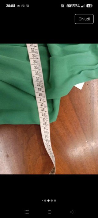 Abito cerimonia verde taglia 44