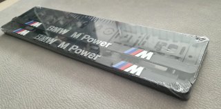 BMW Marco matrícula BMW emblema M Power porta matr