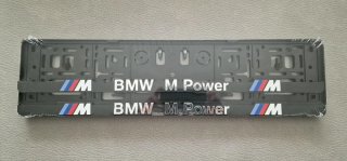 BMW Marco matrícula BMW emblema M Power porta matr