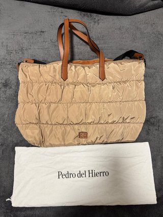Bolso Tote Puffer Beige Pedro del Hierro