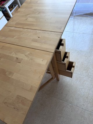 Mesa Abatible Abedul Norden