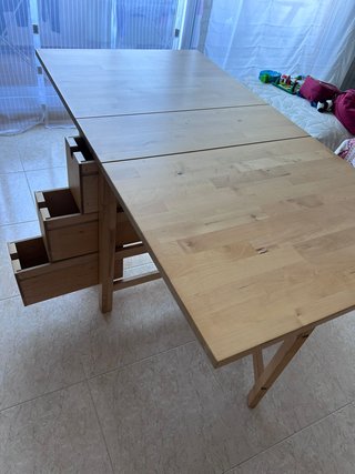 Mesa Abatible Abedul Norden