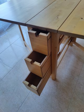 Mesa Abatible Abedul Norden