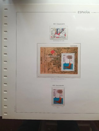 Sellos España 1993 Completo, en sus hojas.