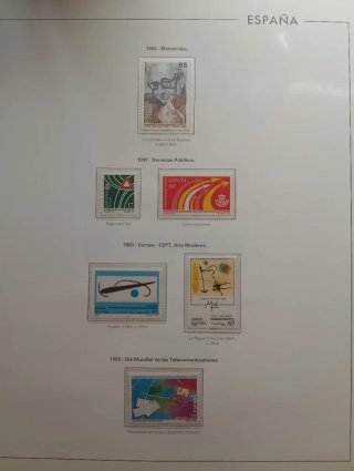 Sellos España 1993 Completo, en sus hojas.