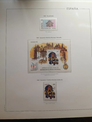 Sellos España 1993 Completo, en sus hojas.