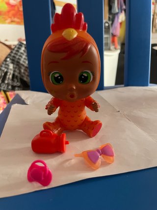 Muñeca Bebe Llorona Naranja