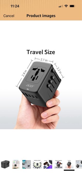 Acer - Adattatore di viaggio universale - Presa internazionale