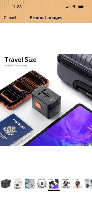 Acer - Adattatore di viaggio universale - Presa internazionale