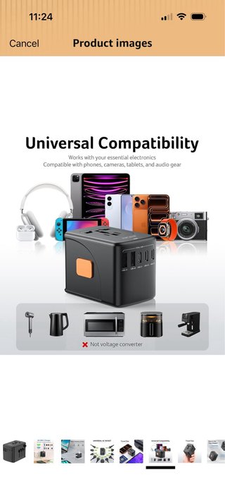 Acer - Adattatore di viaggio universale - Presa internazionale