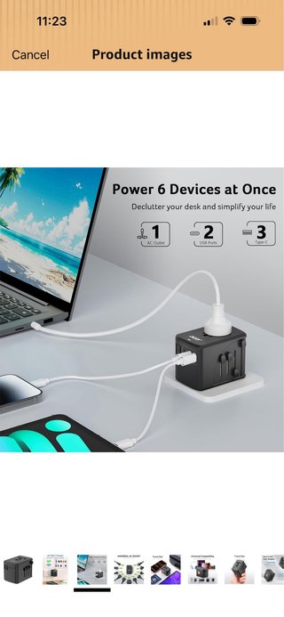 Acer - Adattatore di viaggio universale - Presa internazionale