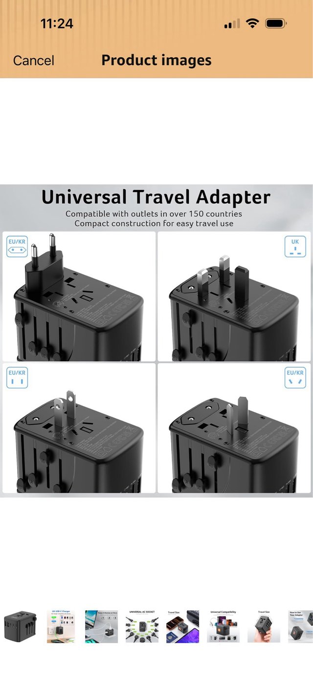 Acer - Universal Travel Adapter - International Po