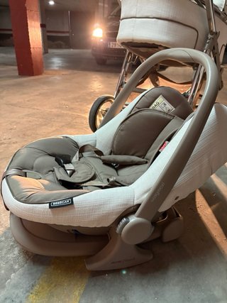Trio Bebecar Cochecito + Silla Coche + Capazo