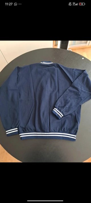 Sudadera Di stafeno cremallera azul Talla L