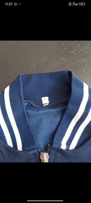 Sudadera Di stafeno cremallera azul Talla L