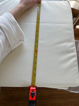 Sei cuscini per sedie da esterno 45x45 cm