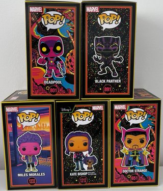 Funko Pop! Marvel Black light