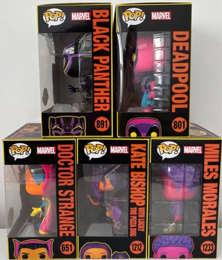 Funko Pop! Marvel Black light